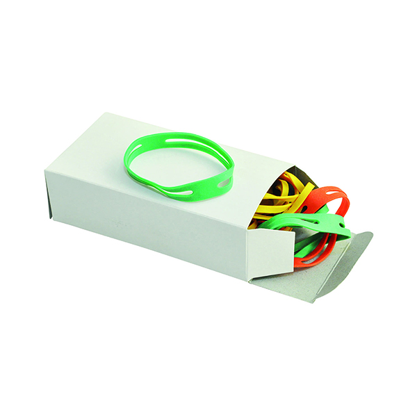 QCONNECT XBAND RUBBER BANDS 100G AST