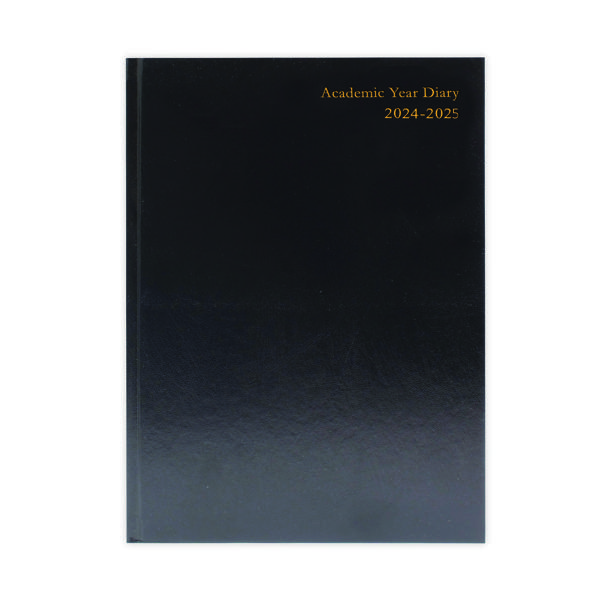 ACADEMIC DIARY DPP A5 BLACK 2024-25