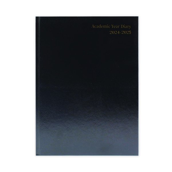 ACADEMIC DIARY WTV A4 BLACK 2024-25