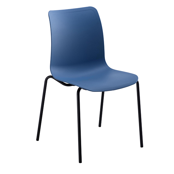 JEMINI FLEXI 4 LEG CHAIR 520MM BLUE