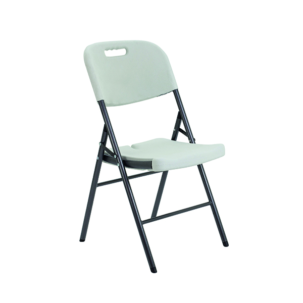 JEMINI LIGHTWEIGHT FOLDING CHAIR WHT