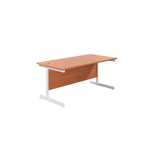 JEMINI SINGLE RECT DESK 1600 BEECH