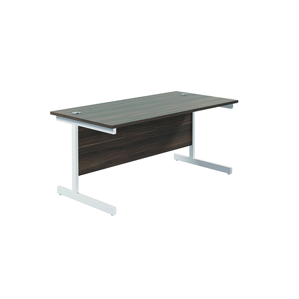 JEMINI SINGLE RECT DESK 1600 G/OAK