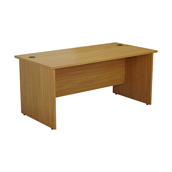 JEMINI RECT PANEL END DESK NOVA OAK