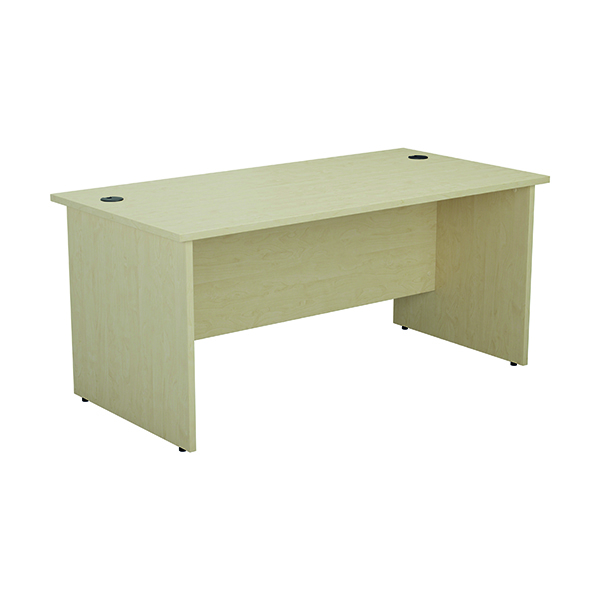 JEMINI RECT PANEL END DESK MAPLE