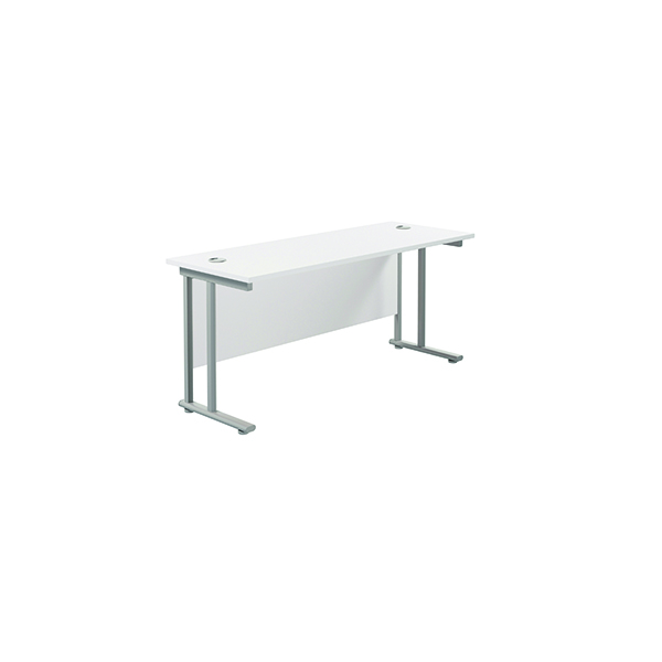 JEMINI RECT CANT DESK 1600X600 WHT