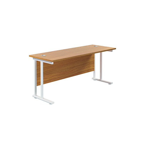 JEMINI RECT CANT DESK 1600X600 N/OAK