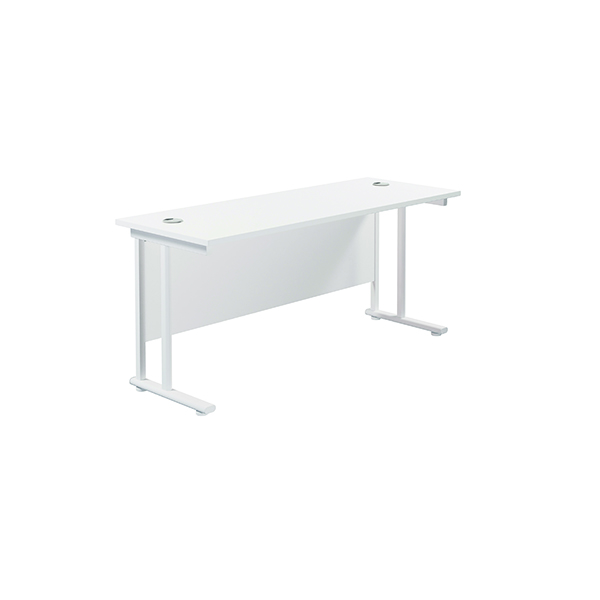 JEMINI RECT CANT DESK 1800X600 WHT