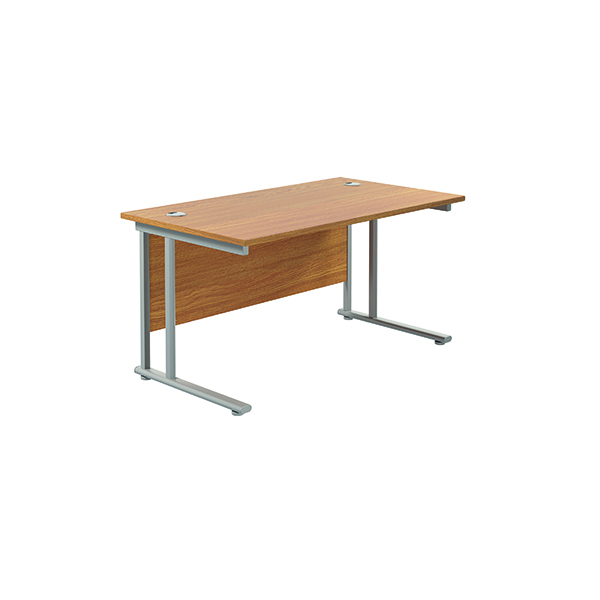 JEMINI RECT CANT DESK 1400X800 N/OAK