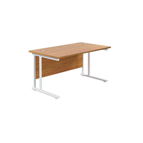 JEMINI RECT CANT DESK 1400X800 N/OAK