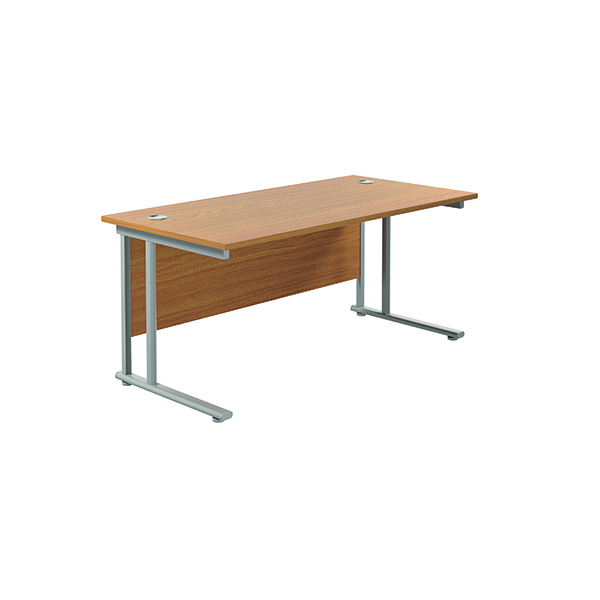 JEMINI RECT CANT DESK 1600X800 N/OAK