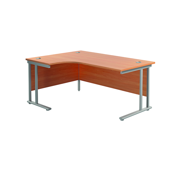 JEMINI RDL LH CANTILEVER DESK BEECH