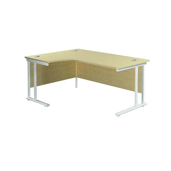 JEMINI RDL LH CANTILEVER DESK MAPLE