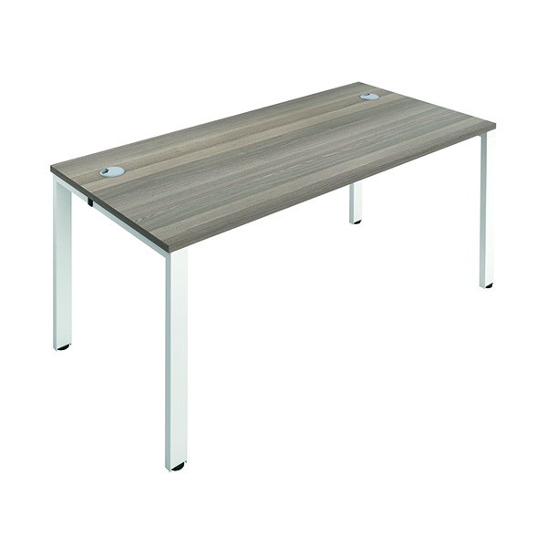 JEMINI 1P BENCH DESK 1400 GREY OAK