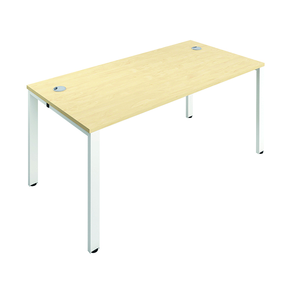 JEMINI 1P BENCH DESK 1600X800 MAPLE