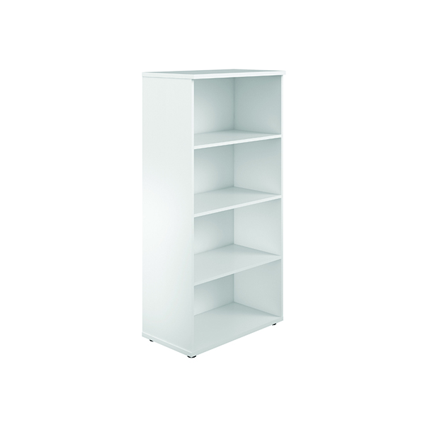 Jemini Wdn Bookcase 800x450x1600 Wht