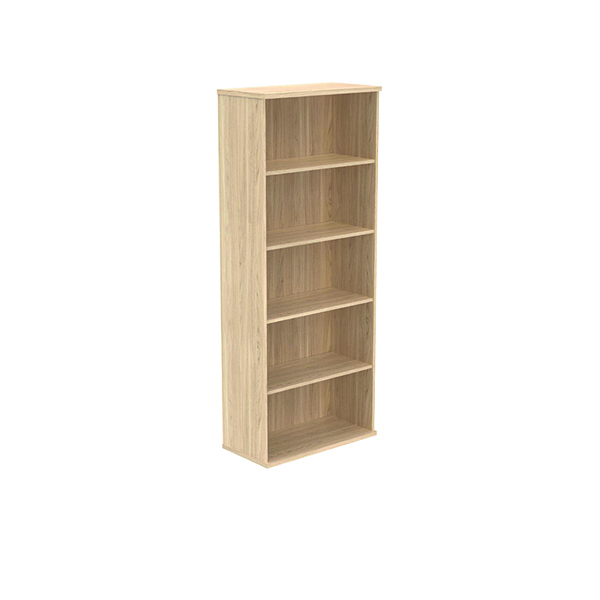 POLARIS BOOKCASE 4SHLF 1980H CAN OAK