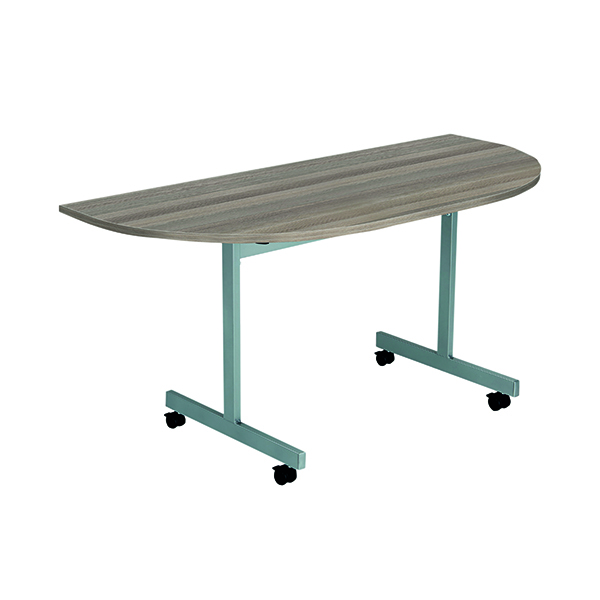 JEMINI D-END TILT TABLE 700 DK/WALN