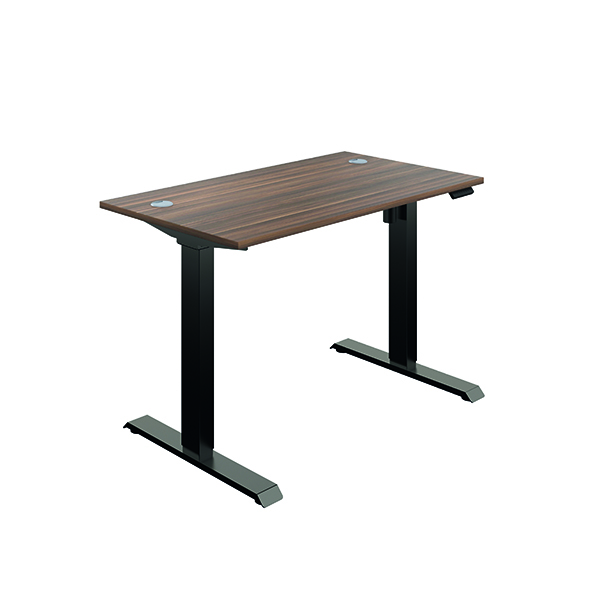 SERRION SIT/STAND DESK 1200 DWAL/BLK