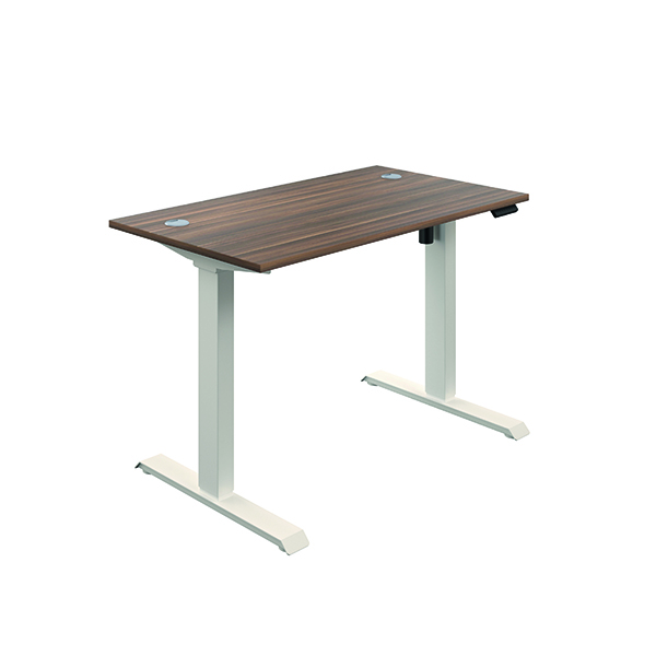 SERRION SIT/STAND DESK 1200 DWAL/WHT