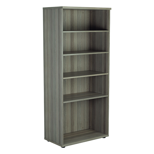 JEMINI WOODEN BOOKCASE 1800MM GOAK