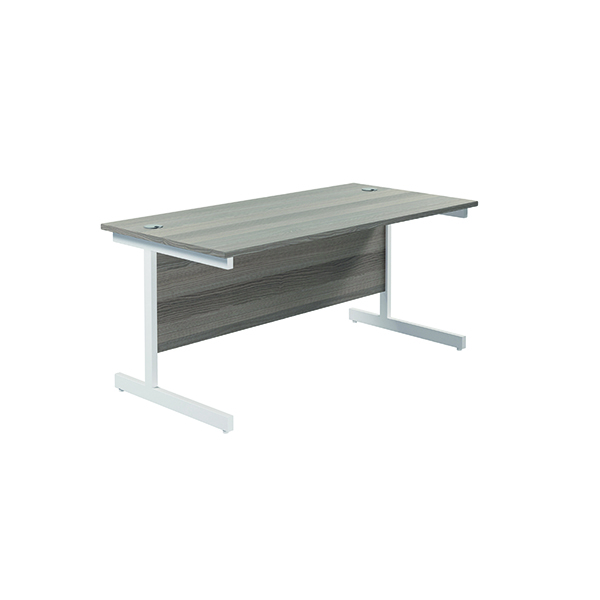 JEMINI RECT DESK 1600X800MM GOAK/WHT