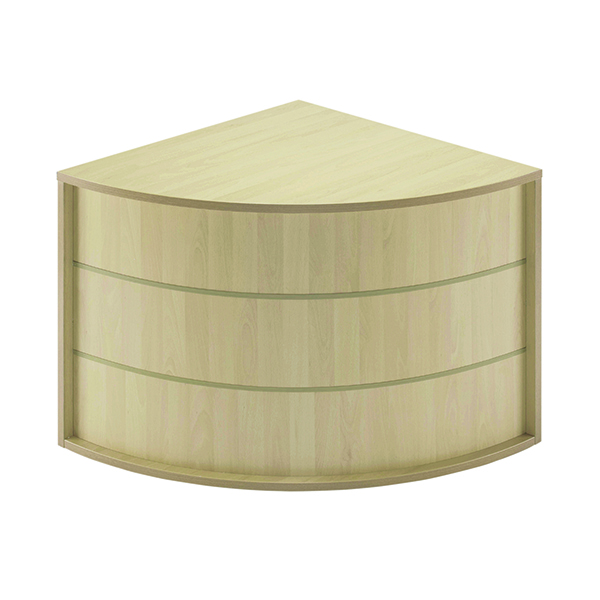 JEMINI MODR CORNER BASE UNIT MAPLE