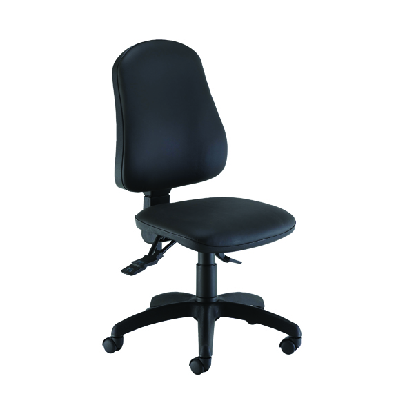 JEMINI INTRO PST CHAIR PU BLK