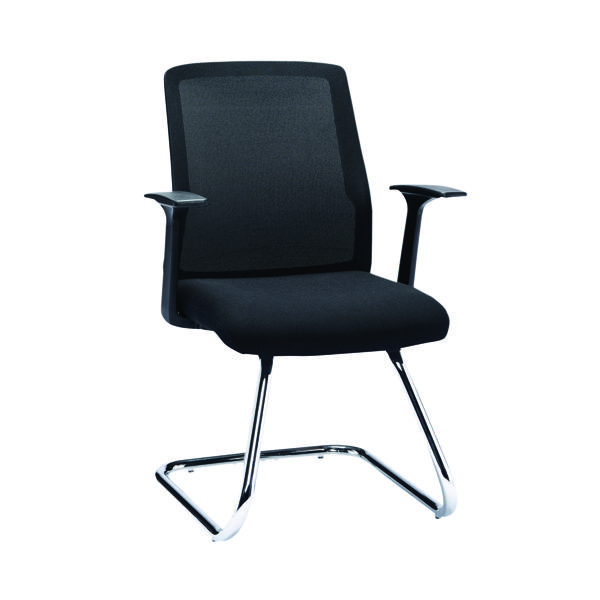 FIRST VISITOR CHAIR 615X580X885 BLK