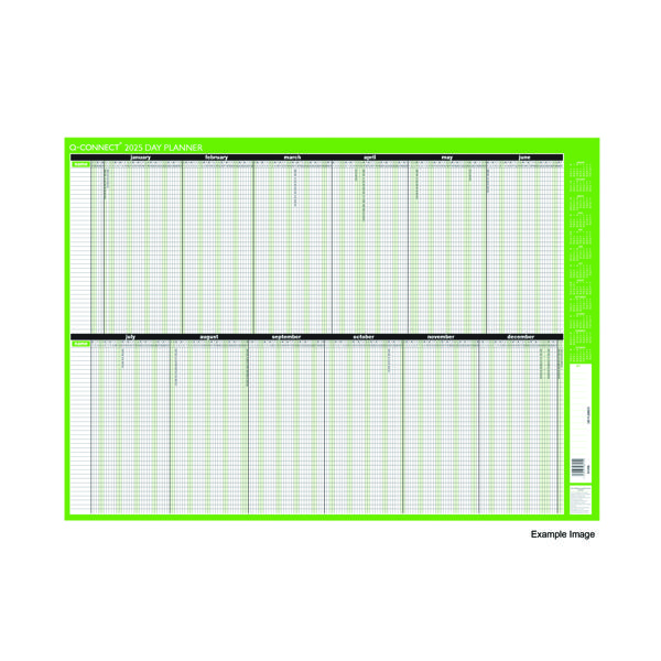 Q-CONNECT DAY PLANNER MOUNTED 2025