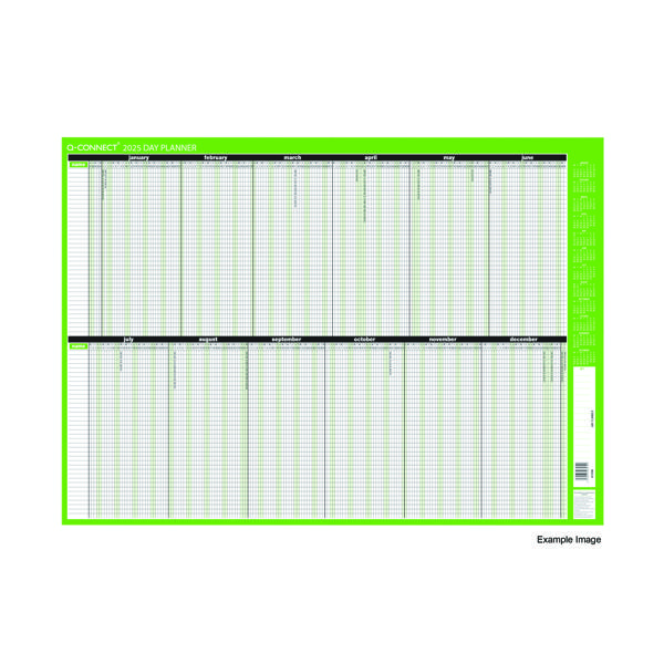 Q-CONNECT DAY PLANNER UNMOUNTED 2025