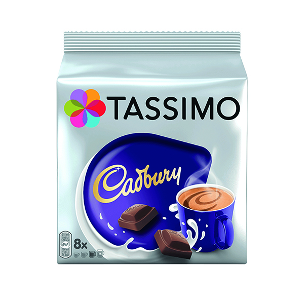 TASSIMO CADBURY HOT CHOC 240G PK5X8