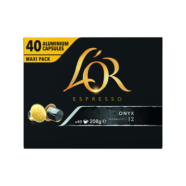 LOR NESPRESSO ONYX CAPSULES PK40