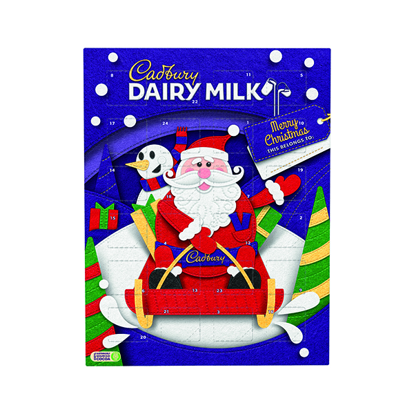CADBURY DAIRY MILK ADVENT CAL 90G EA