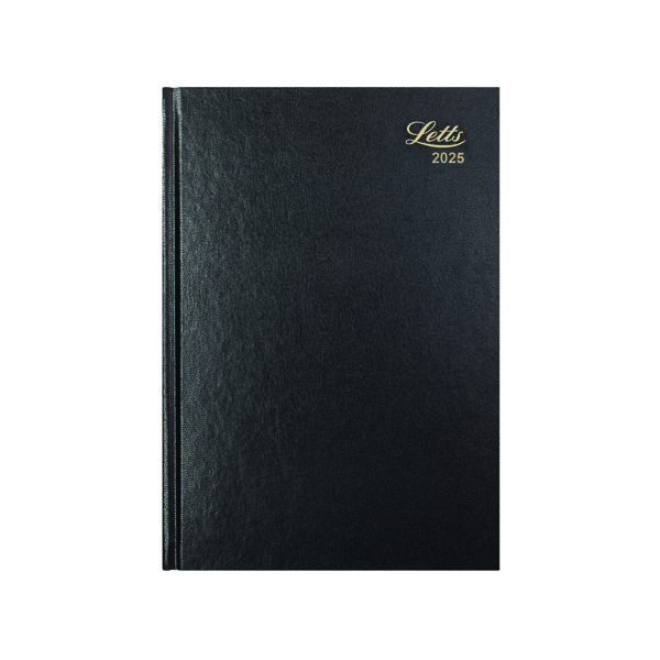 LETTS A5 BUSINESS DIARY WTV BLK 2025