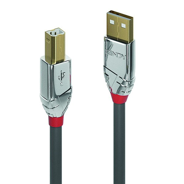 5M USB 2.0 TYPE A TO B CABLE BLK