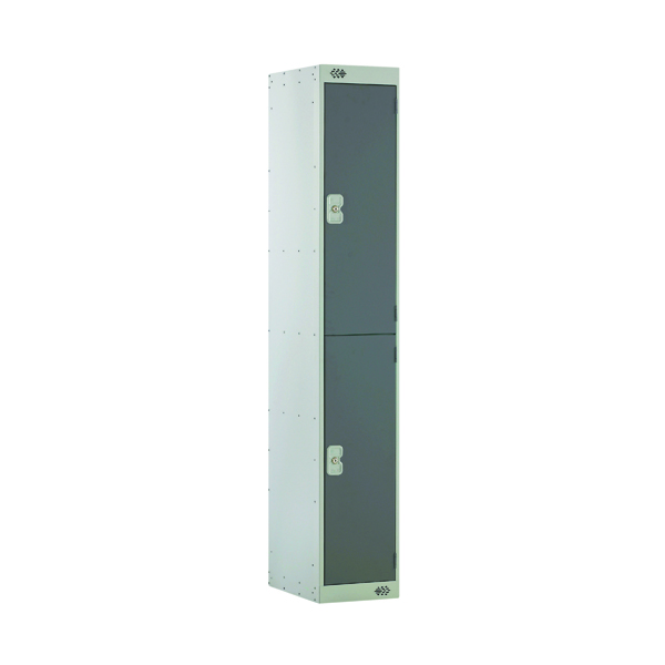 TWO COMPARTMENT LOCKER 450 D/GREY