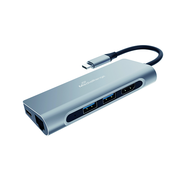 MEDIARANGE USB TYPE C 7-IN-1 ADAPTER