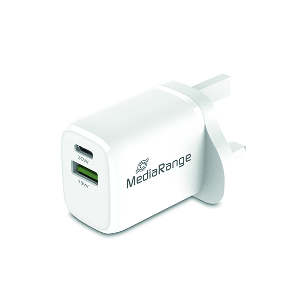 MEDIARANGE FAST CHARGING ADAPTER 30W