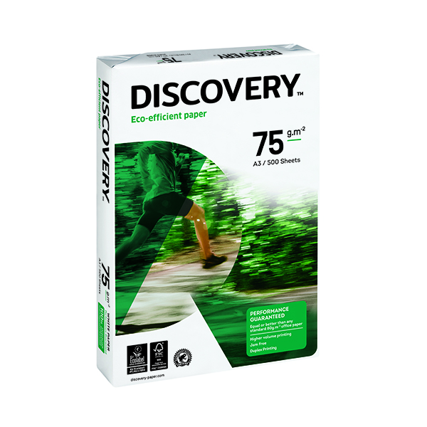 DISCOVERY A3 WHT PAPER REAM 75G P500
