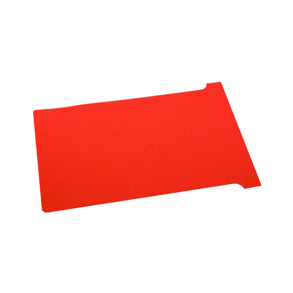 NOBO T-CARD SIZE 4 RED PK100