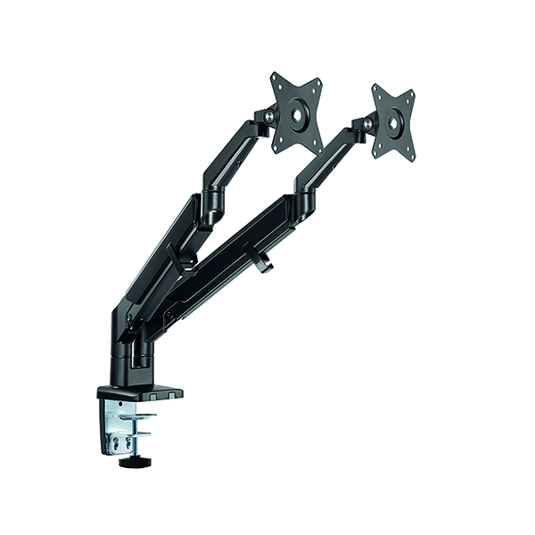 NEOMOUNTS DUAL MONITOR ARM BLACK