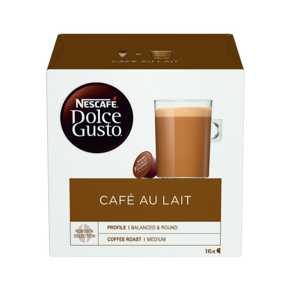 NESCAFE DG CAFE AU LAIT CAPSULE PK48