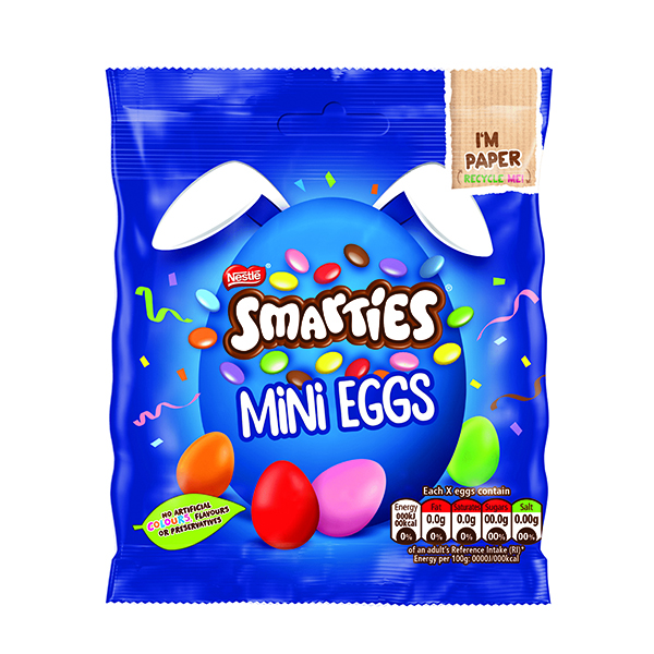 Nestle Smarties Mini Eggs 80g Pk12