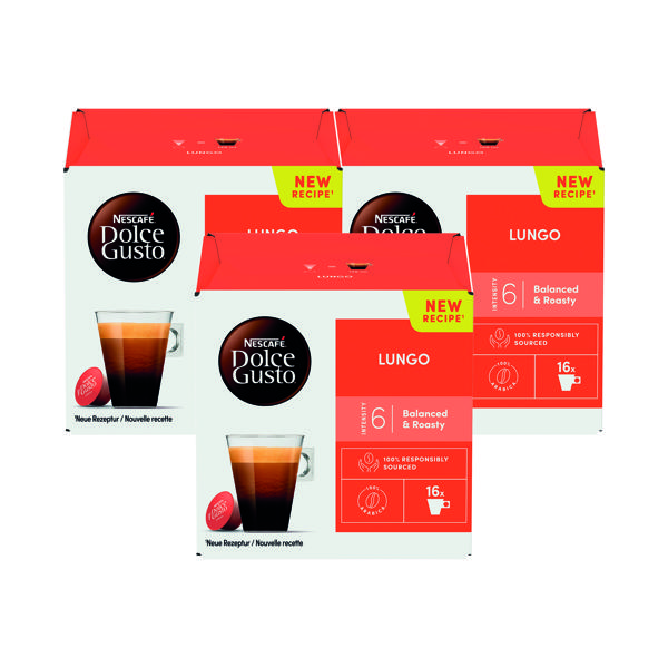 NESCAFE DG CAFE LUNGO CAPSULES PK48