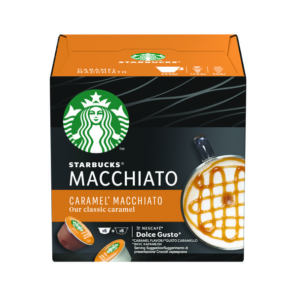 NESCAFE DG S/BUCKS CARAMEL MACC PK36