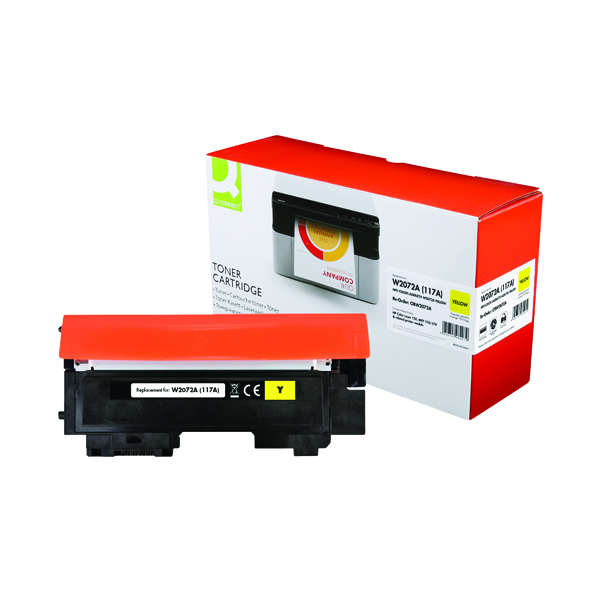 Q-CONNECT HP W2072A TONER YLW