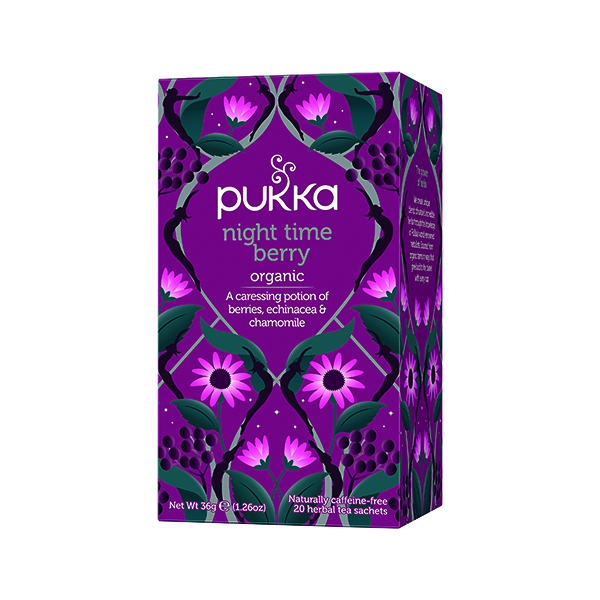 PUKKA NIGHT TIME BERRY TEA BAGS PK20