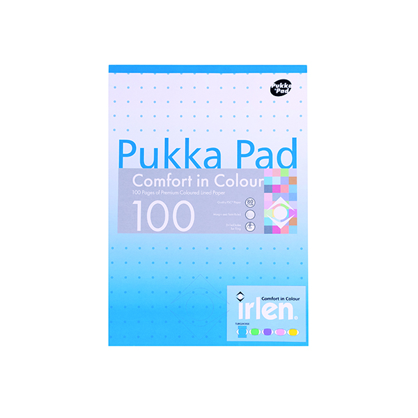 PUKKA PAD A4 REFILL PAD TURQUOIS PK6