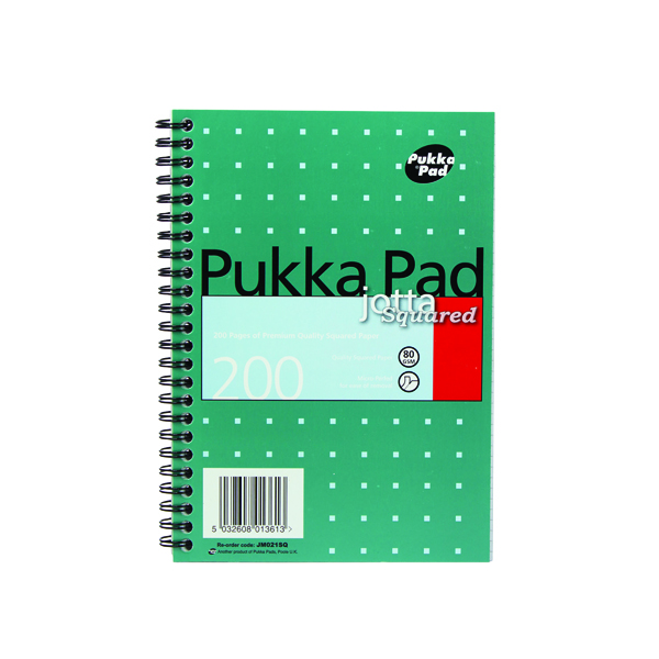 PUKKA A5 MET JOTTA BOOK SQRD PK3